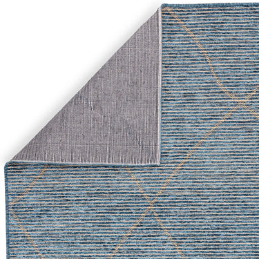 Asiatic London Mulberry Flatweave Teal Non-Slip Jute Cotton Chenille Rug 200x290 cm
