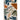 My Mat Studio Collection Tierra Hallway Entryway Runner Rug in Multi Colours 65 x 230 cm