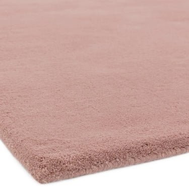 Aran Rose Pink Hand Woven Wool and Viscose Rug in 160 x 230 cm