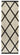 My Nylon Pattern Border Geo Washable Non-Slip Geometric Bordered Hallway Runner Rug