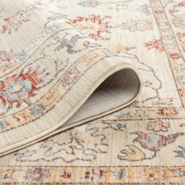 Alia 428GC Short Pile Beige Sand Polypropylene Traditional Modern Rug
