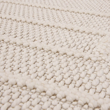 Asiatic London Camber Track Ivory Abstract Geometric Flatweave Rug