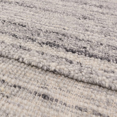 Larson Braided Hand Woven Natural Undyed Wool Grey Rug