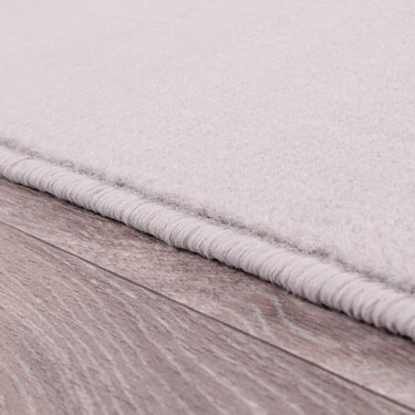 URCO Moda Silver Polypropylene Shaggy Modern Rug