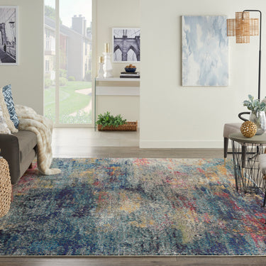 Celestial CES16 Modern Abstract Pictorial Multicolour Rug by Nourison