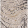 Tuscany Silk Champagne Marble Rug Premium Hand Woven Luxury Abstract Shiny Rug - Medium 120x180 cm (4'x6')