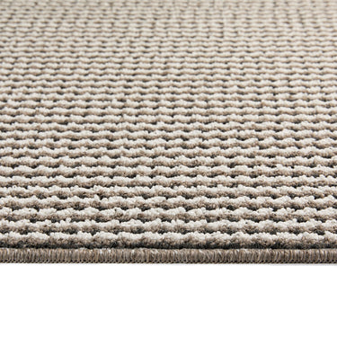 My Stain Resistant Twist Stripe Natural Washable Non-Slip Polypropylene Striped Doormat