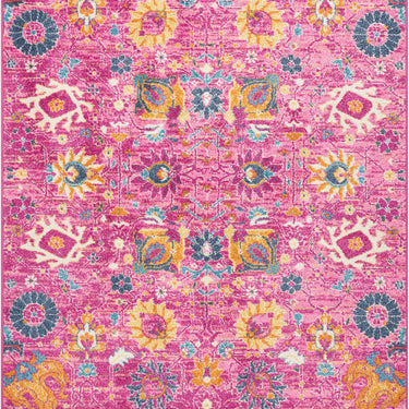 Nourison Passion PSN01 Floral Persian Rug in Fuchsia