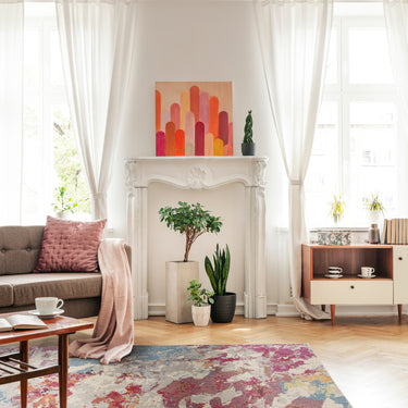 Colores Splash CO06 Modern Abstract Rug in Multi Colours