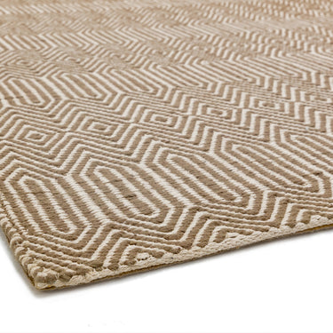 Sloan Hand Woven Flatweave Ethnic Rug or Runner in Taupe