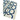 Matrix Hexagon MAX65 Tufted Blue White Wool Geometric Textured Rug
