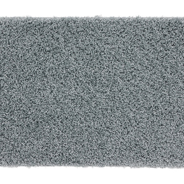 Origins Buddy Blue Washable Non-Slip Polypropylene Shaggy Bath Mat