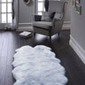 Origins Genuine Animal Fur Soft Duck Egg Wool Sheepskin Shaggy Textured Rug - Quad 105x160 cm (3'5"x5'3")