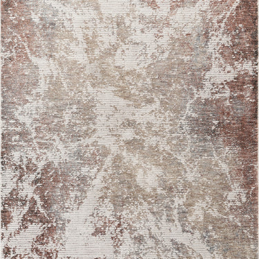 Consept Looms New Legacy LEG22 Cream Rust Cotton Abstract Modern Rug