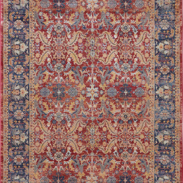 Nourison Ankara Vintage Antique Traditional Persian ANR02 Rug Runner Round in Red