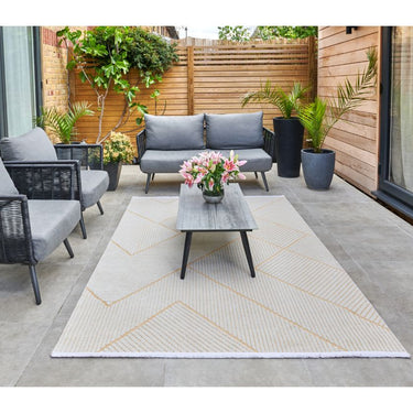 Jazz Geometric Indoor Outdoor Garden Rug