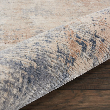 Nourison Rustic Textures RUS05 Beige Grey Jute Polypropylene Abstract Textured Hallway Runner Rug