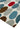 Asiatic London Matrix Sofia MAX33 Red Teal Wool Viscose Geometric Textured Rug 200x300 cm