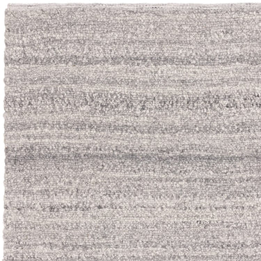 Abbus Boucle Hand Woven Flatweave Modern Plain Rug  in Steel Grey