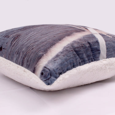 Christmas Nordic Boubles Blue Washable Cotton Soft Cushion 45x45 cm