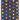 Hug Bright Spot Navy Multi Spots Washable Non-Slip Cotton Bordered Hallway Runner Rug
