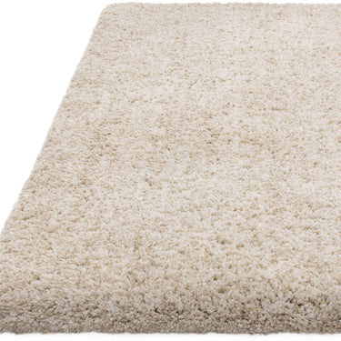 Barnaby Shaggy High Pile Thick Sumptuous Hand Woven Plain Plush Rug  in Sand Beige