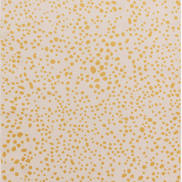 Asiatic London Muse MU12 Yellow Gold Spotty Short Pile Polypropylene Abstract Flatweave Rug