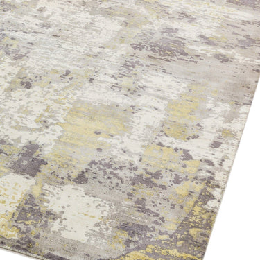 Gatsby Modern Abstract Shiny Viscose High Quality Hand Woven Gold Rug