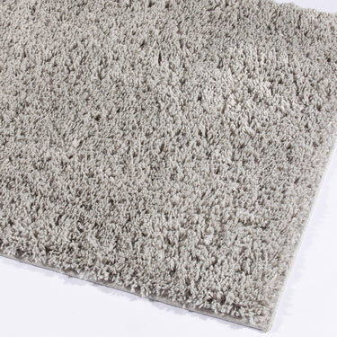 Esselle Larissa Ghost Grey Washable Non-Slip Polypropylene Shaggy Hallway Runner Rug