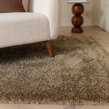 Asiatic London Atlas Thick Pile Natural Polypropylene Shaggy Textured Rug