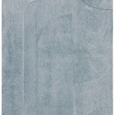 Asiatic London Tova 3D Pattern Tufted Touch Blue Geometric Textured Modern Rug