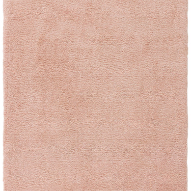 Lulu Soft Touch Plain Shaggy Rug in Pink
