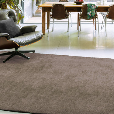 Asiatic London Milo Short Pile Silky Mink Shaggy Traditional Modern Rug