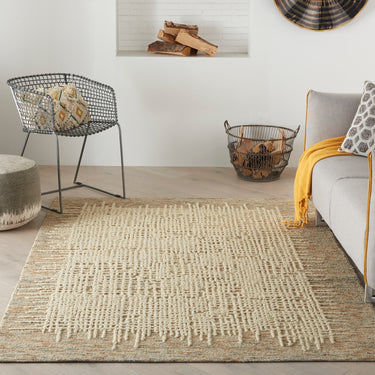 Colorado Rustic Open Weave Pattern Hand-Tufted CLR03 Wool Textured Modern Hallway Runner Rug