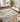 Delta Sigma Cream Terracotta Orange Cotton Abstract Modern Rug