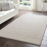 Asiatic London Super Snug Ivory Washable Shaggy Textured Rug - Small 80 x 150 cm (2'6"x5')