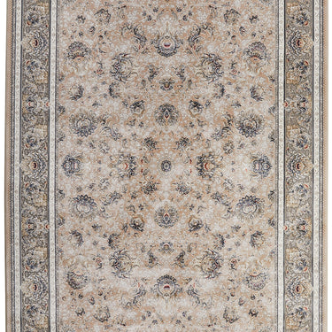 Royality ROY107 Beige Traditional Medallion Persian-Style Rug