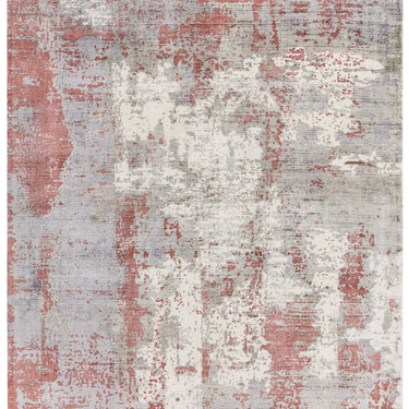 Gatsby Modern Abstract Shiny Viscose High Quality Hand Woven Red Rug