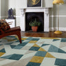 Asiatic London Sketch SK03 Shapes Multicolour Hand-Carved Jute Polypropylene Geometric Rug 200x290 cm