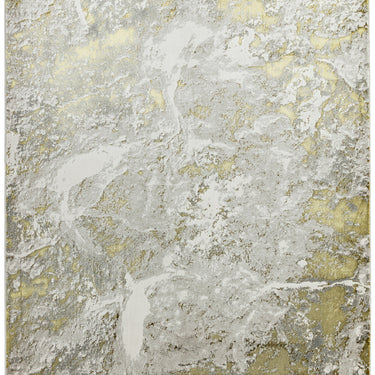 Aurora AU06 Lustre Gold Yellow Modern Shiny Abstract Marbled Pattern Rug