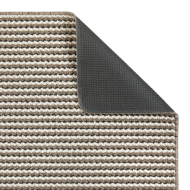 My Stain Resistant Twist Stripe Natural Washable Non-Slip Polypropylene Striped Doormat