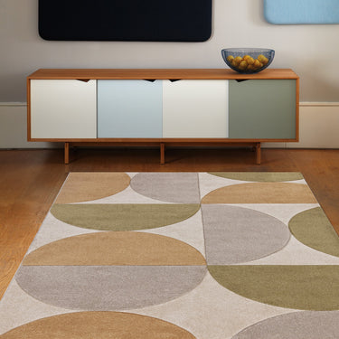 Asiatic London Sketch Curve Tufted Retro Living Hand-Carved Polypropylene Abstract Geometric Rug