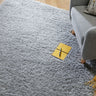 Brilliance Sparks Grey Polypropylene Shaggy Plain Rug 120x170 cm