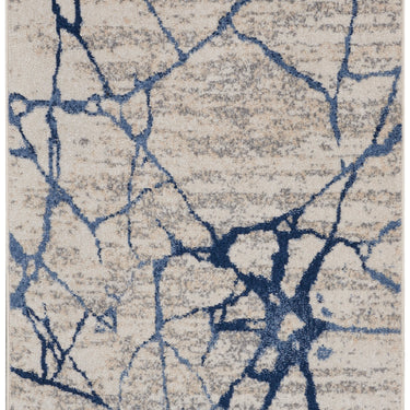 Calvin Klein River Flow Modern Abstract RFV05 in Ivory Blue