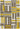 Asiatic London Matrix Code Yellow Multi Tufted Wool Viscose Geometric Textured Rug 160x230 cm