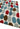 Asiatic London Matrix Sofia MAX33 Red Teal Wool Viscose Geometric Textured Rug 200x300 cm