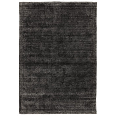 Linley Hand Woven Viscose Slate Plain Rug in 120 x 180  cm