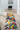 Spectra Ocala Bright Multi Coloured Polypropylene Geometric Textured Rug - Runner 66x230 cm (2'5"x7'7")