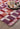Sienna Weave Rug Modern Geometric Hand-Carved  Soft 100% Wool Area Rug in Purple Ivory Rust Terracotta