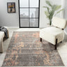 Alia 860GL Short Pile Rose Polypropylene Traditional Modern Hallway Runner Rug - Medium 120x170 cm (4'x5'6")